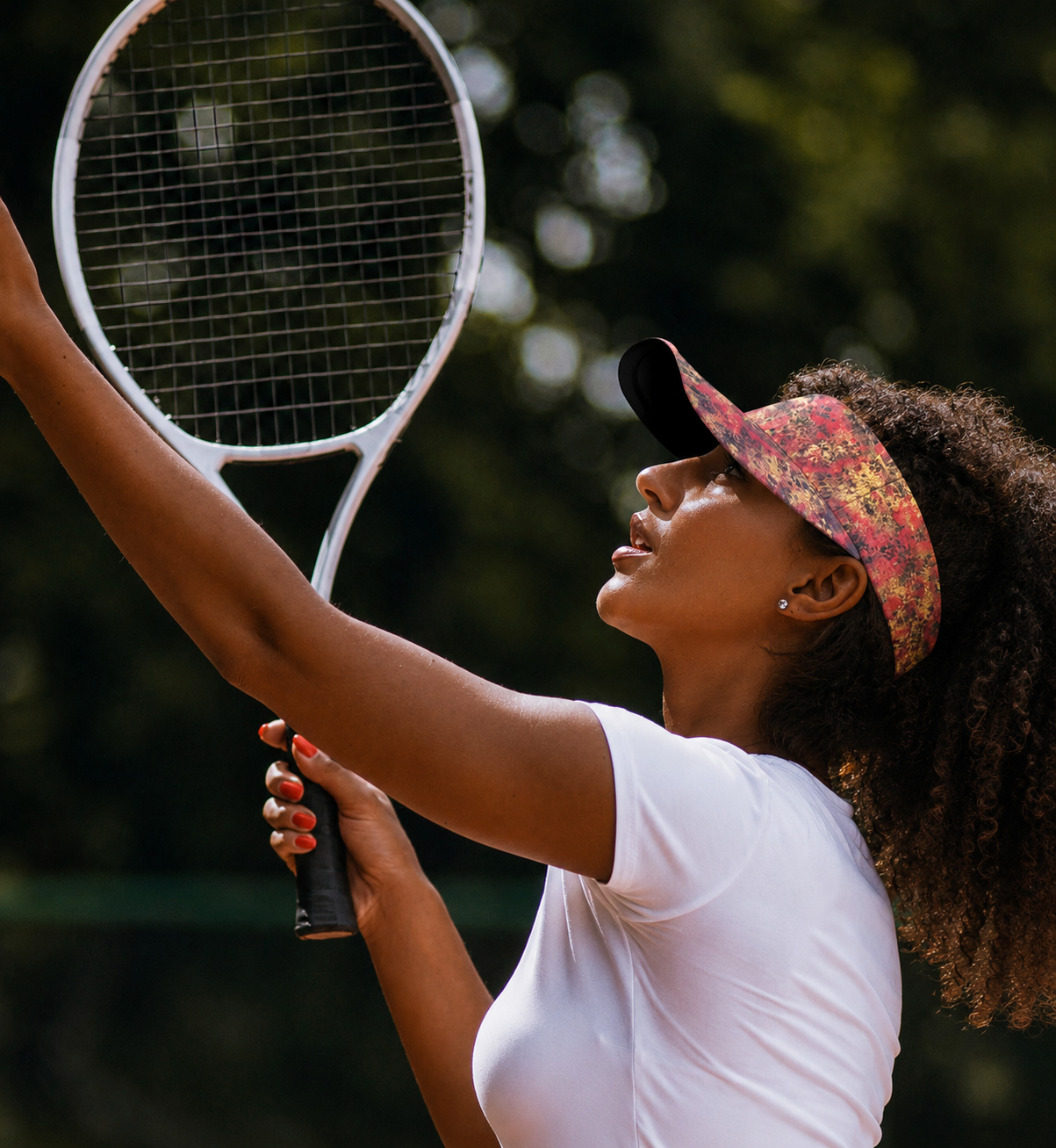 Golden Fire: Women's Sports Beach Sun Hat
