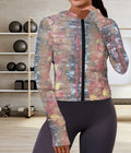 Music: Women's Zip Thumb Holes Hooded Sport Jacket