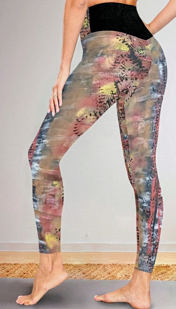 Music: Women's High Waist Tummy Control Yoga Leggings