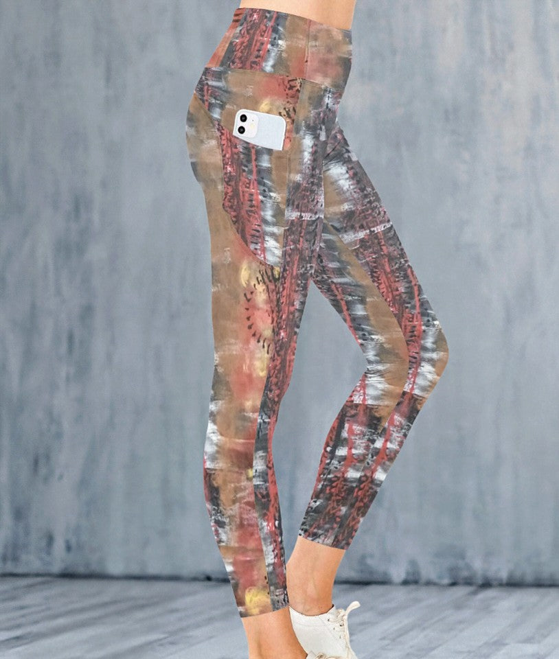 Music: Women's High Waist Pockets Yoga Leggings