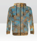 Golden Authenticity: Men’s Zip Hoodie