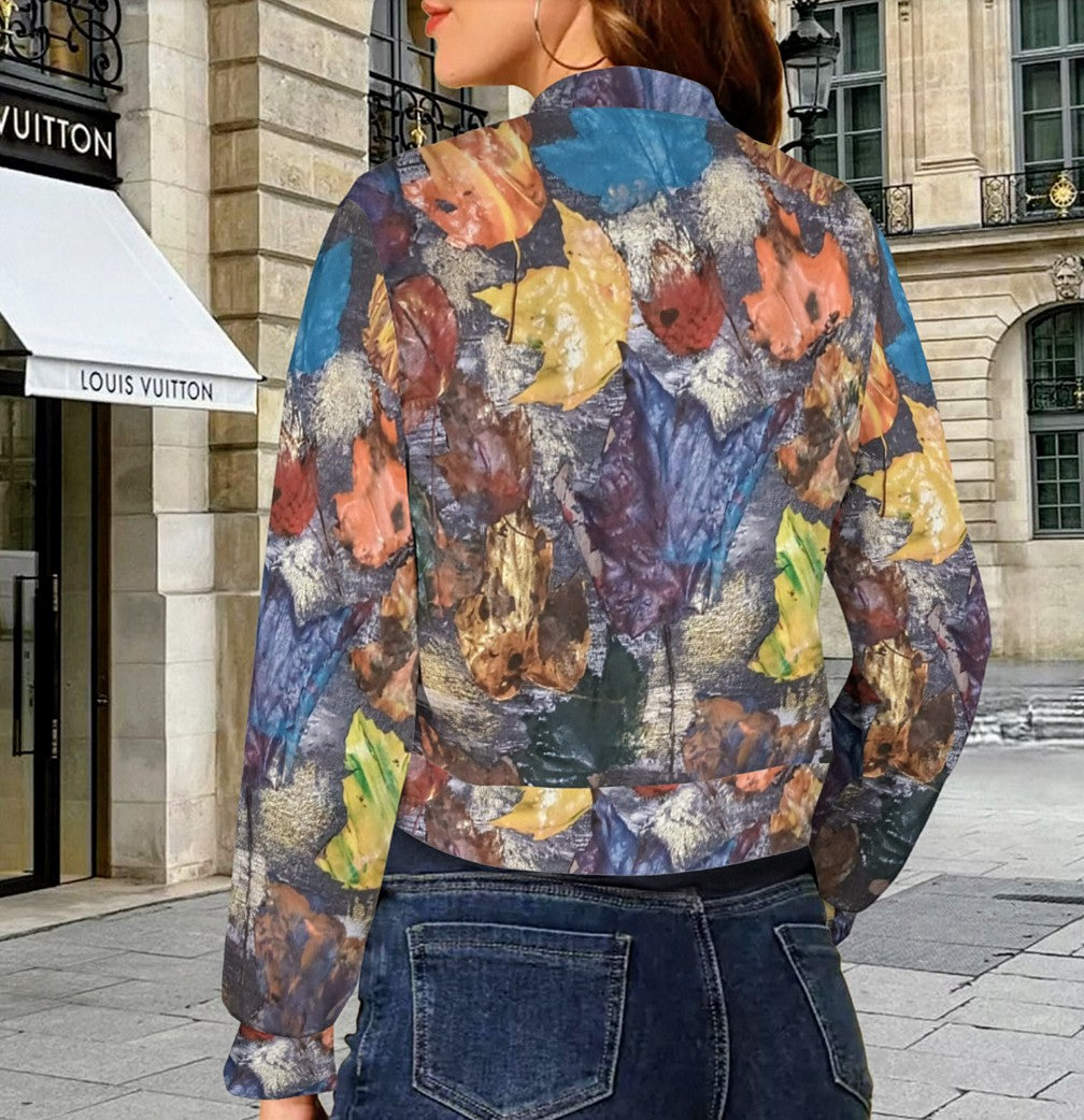 Land of Color: Women's Bomber Jacket - Short