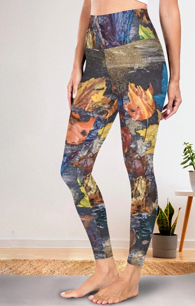 Land of Color: Women's High Waist Tummy Control Yoga Leggings