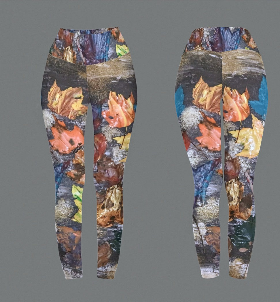 Land of Color: Women's High Waist Tummy Control Yoga Leggings