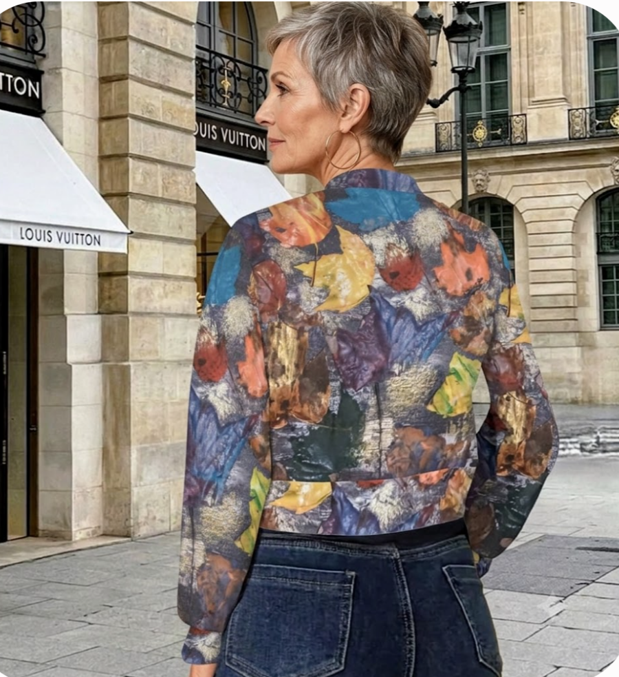Land of Color: Women's Bomber Jacket - Short