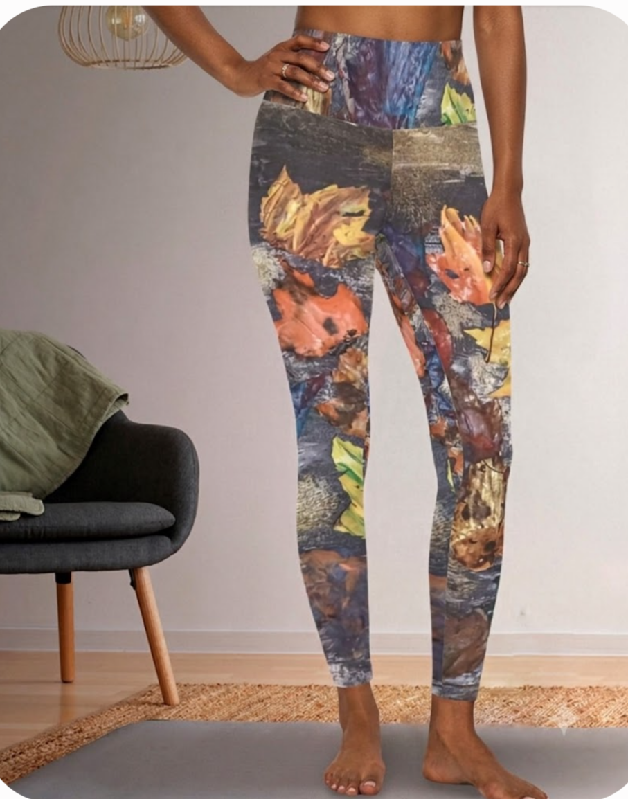 Land of Color: Women's High Waist Tummy Control Yoga Leggings